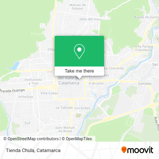 Tienda Chula map