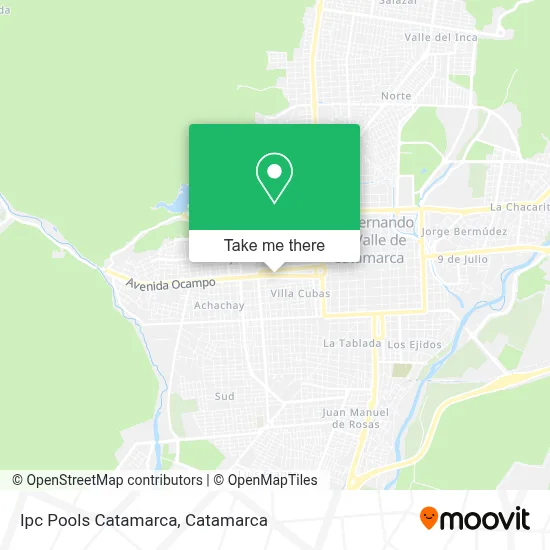 Ipc Pools Catamarca map