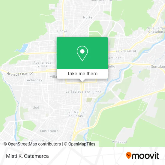 Misti K map