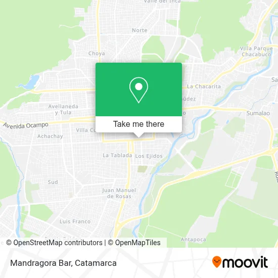 Mandragora Bar map