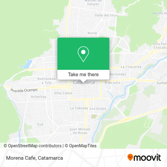 Morena Cafe map