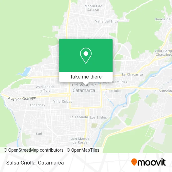 Salsa Criolla map