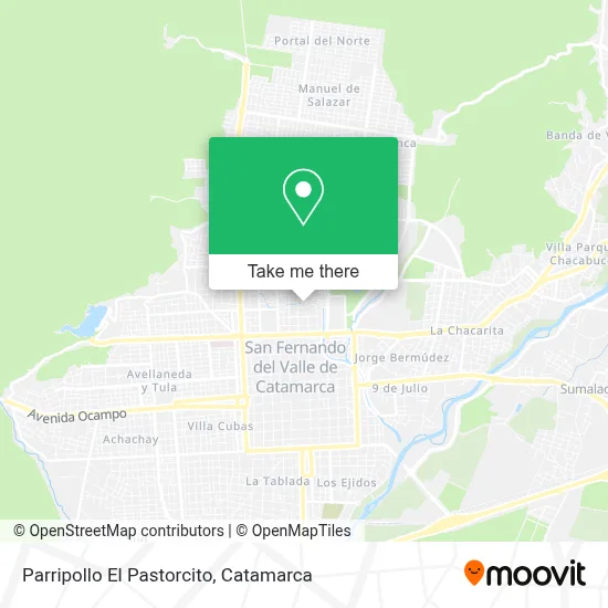 Parripollo El Pastorcito map