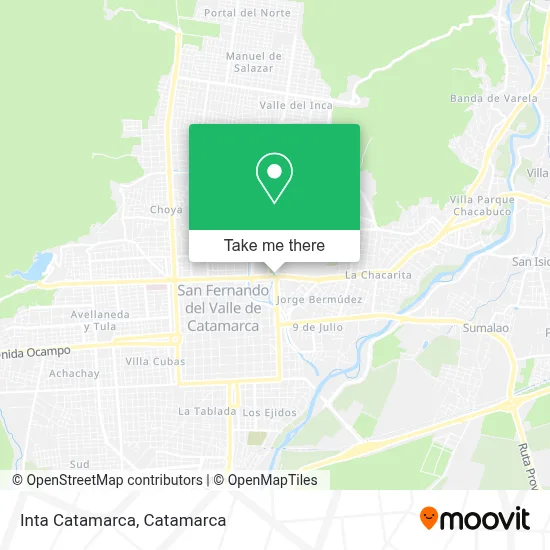 Inta Catamarca map