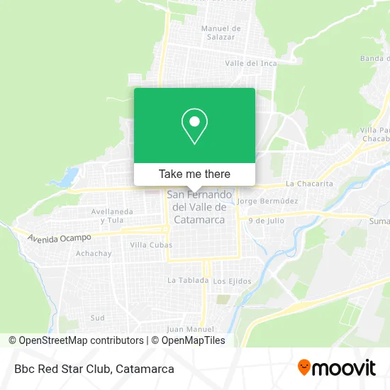 Bbc Red Star Club map