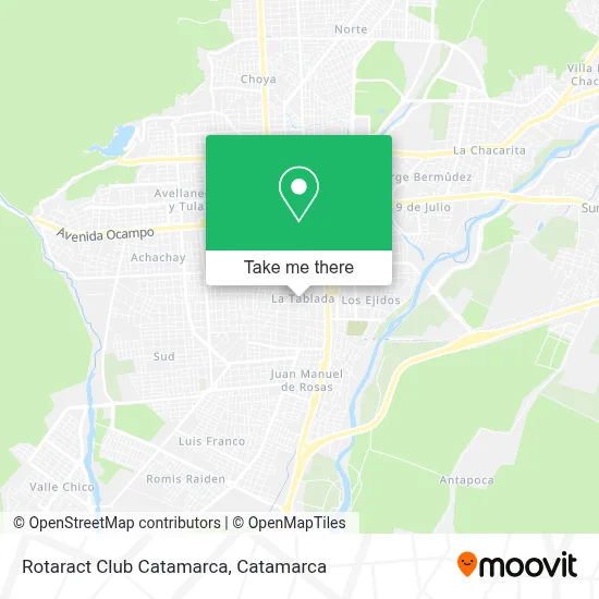 Rotaract Club Catamarca map