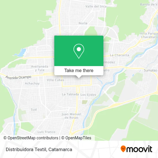 Distribuidora Textil map