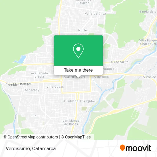 Verdissimo map