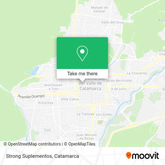 Strong Suplementos map