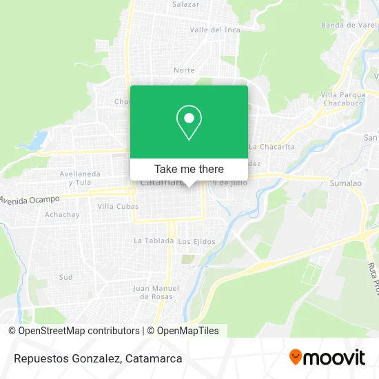Repuestos Gonzalez map