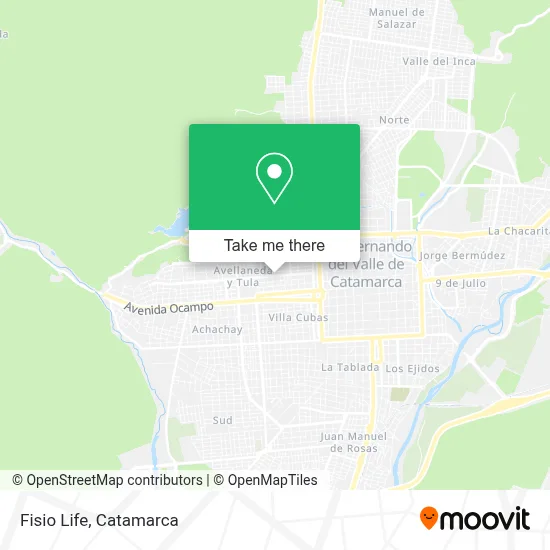 Fisio Life map