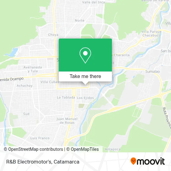 R&B Electromotor's map