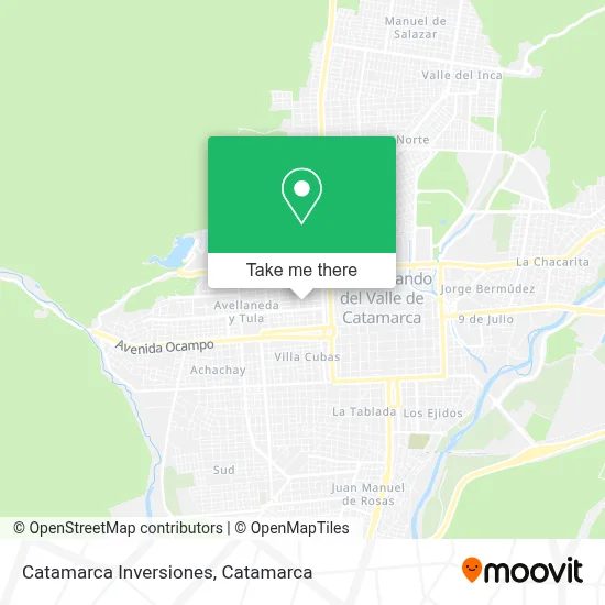 Catamarca Inversiones map