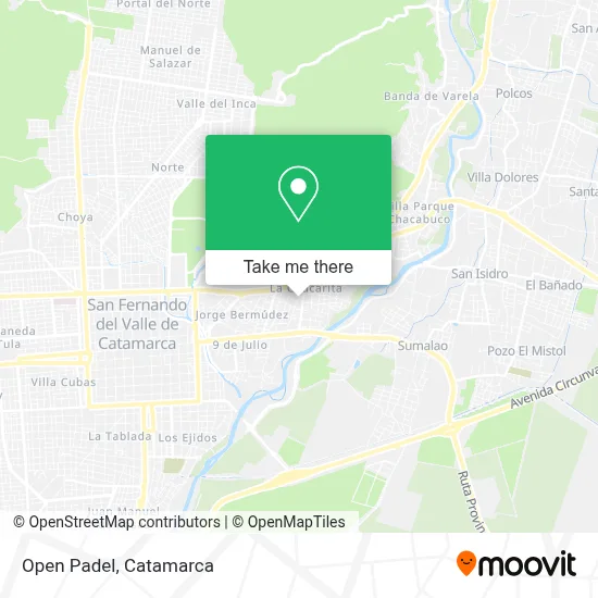 Open Padel map