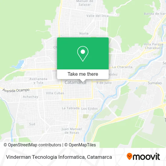 Vinderman Tecnologia Informatica map