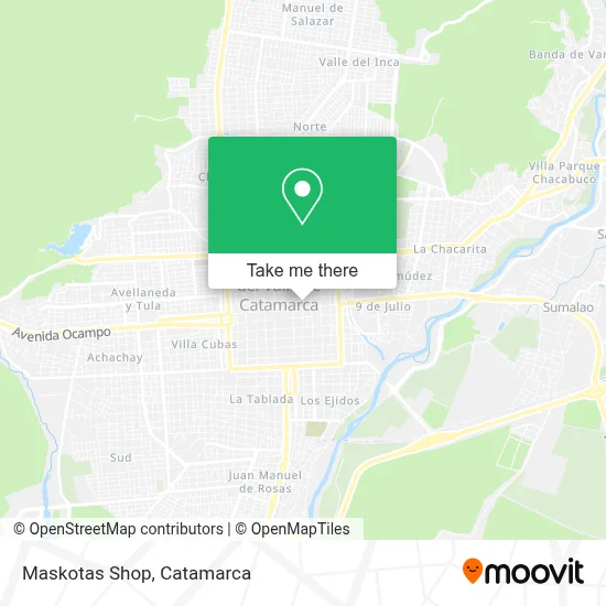 Maskotas Shop map