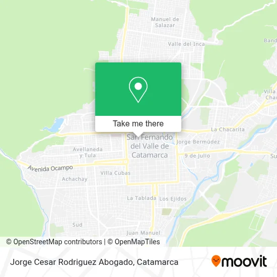 Jorge Cesar Rodriguez Abogado map