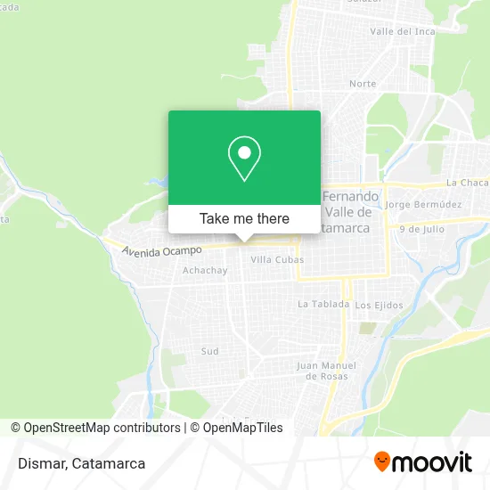 Dismar map