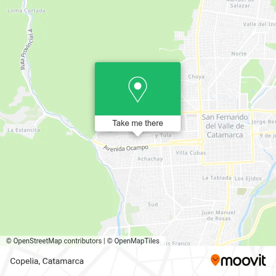 Copelia map