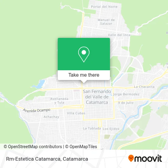 Rm-Estetica Catamarca map