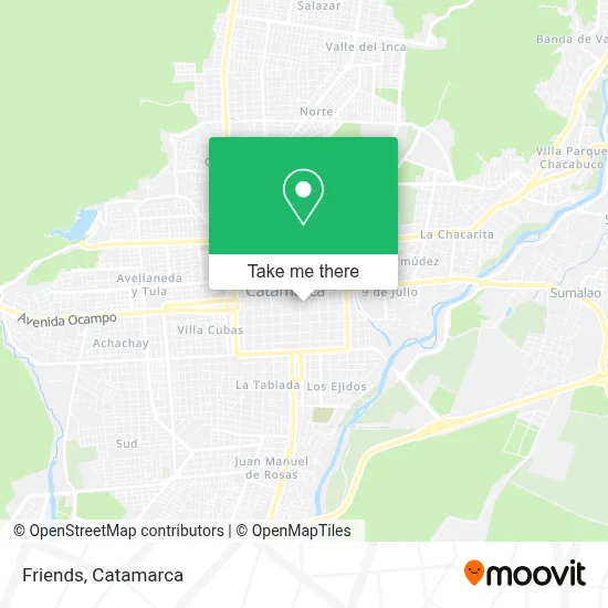 Friends map