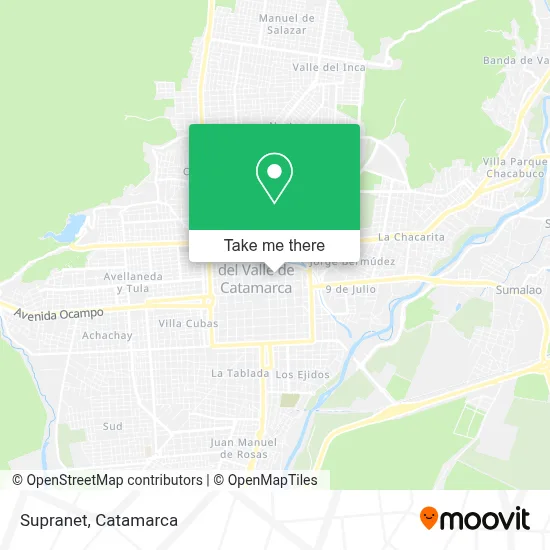Supranet map