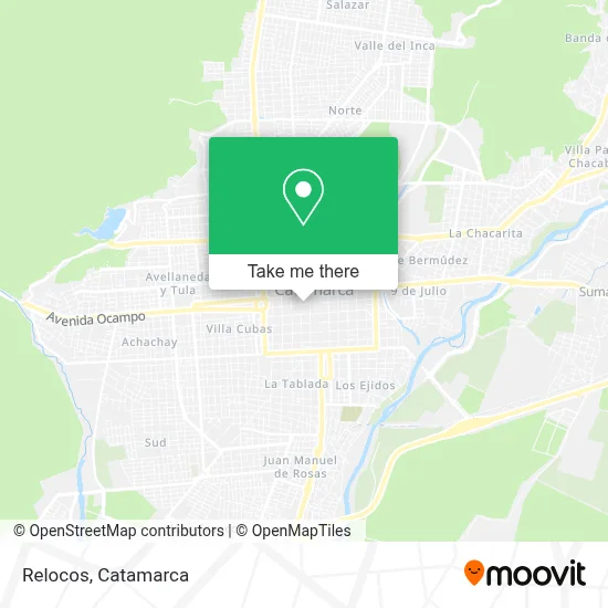 Relocos map