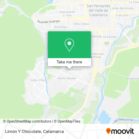 Limón Y Chocolate map