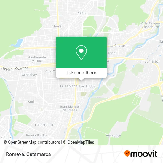 Romeva map
