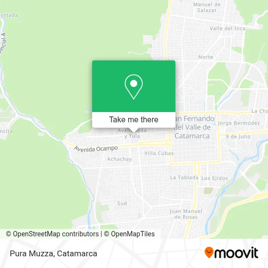 Pura Muzza map
