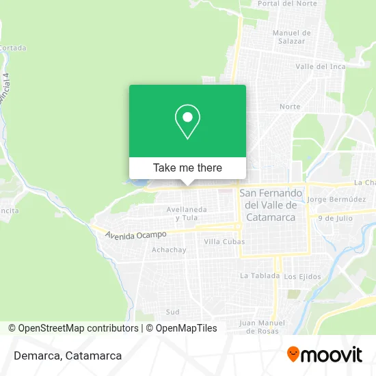Demarca map