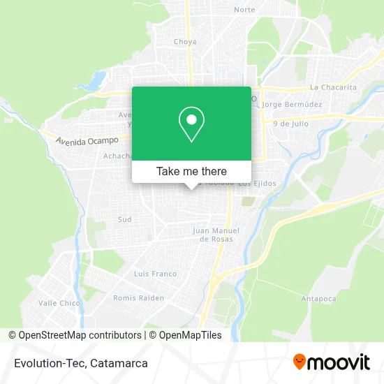 Evolution-Tec map