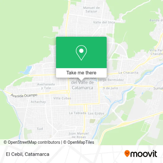 El Cebil map