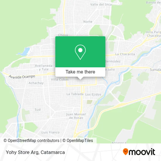 Yohy Store Arg map