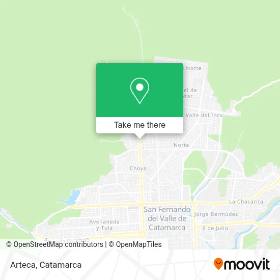 Arteca map