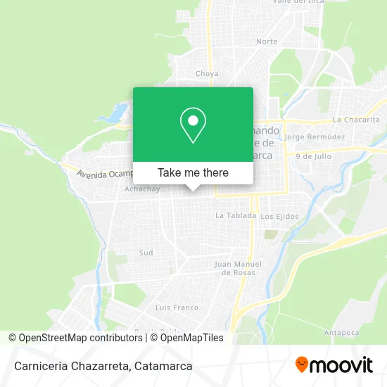 Carniceria Chazarreta map