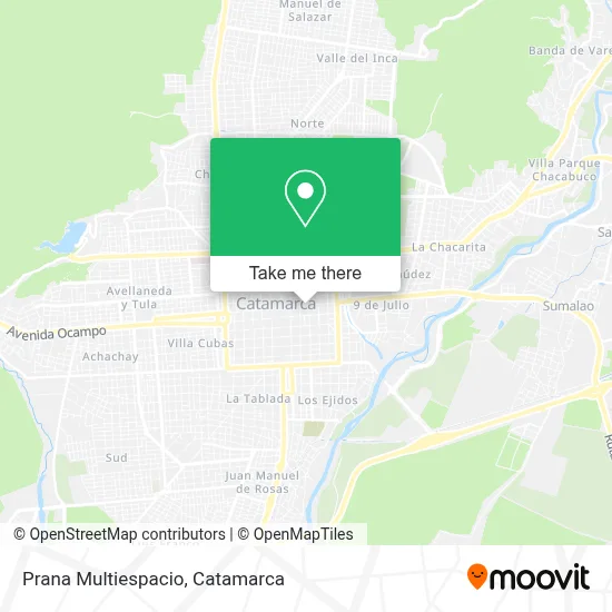 Prana Multiespacio map
