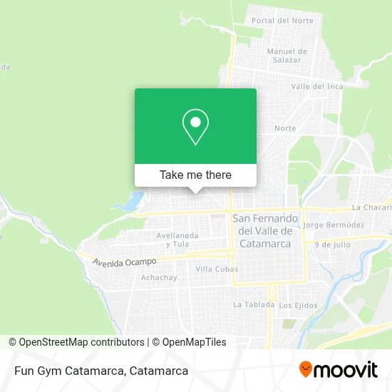 Fun Gym Catamarca map