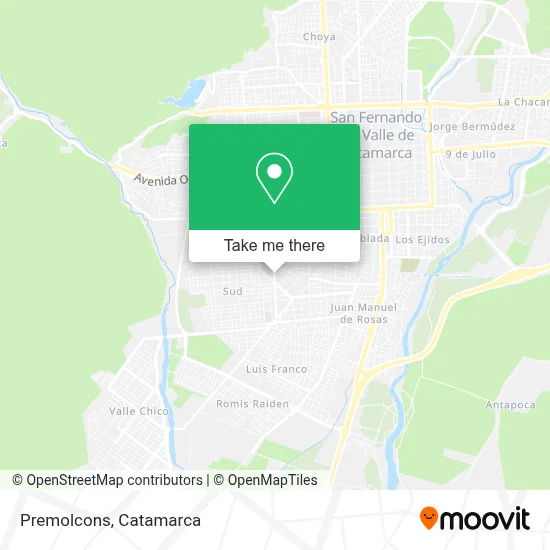 Premolcons map
