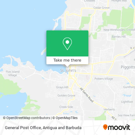 General Post Office map