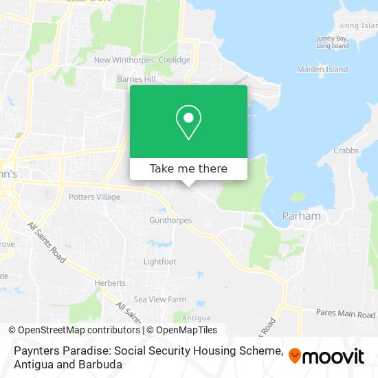 Paynters Paradise: Social Security Housing Scheme map