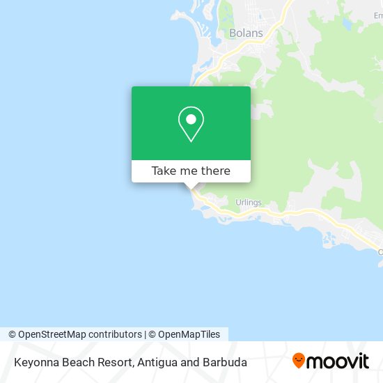 Keyonna Beach Resort map