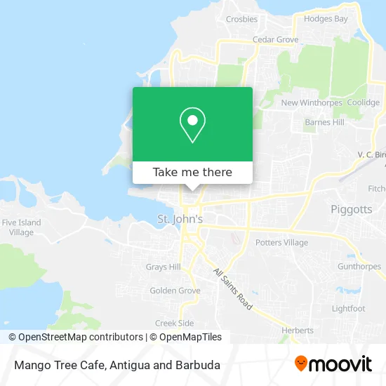 Mango Tree Cafe map