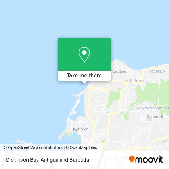 Dickinson Bay map