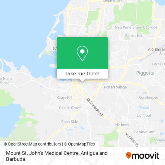 Mount St. John's Medical Centre map