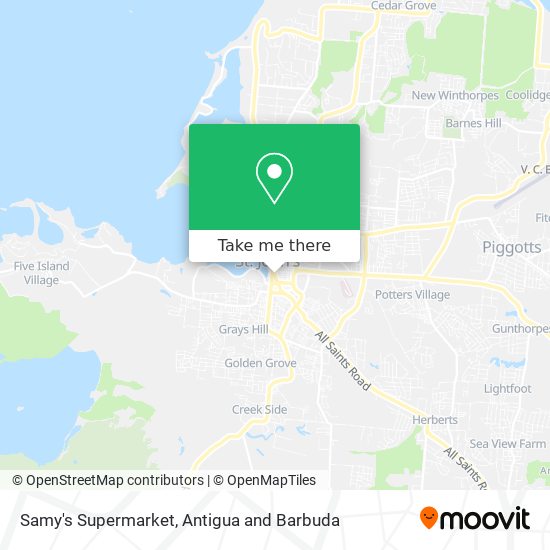 Samy's Supermarket map