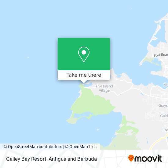 Galley Bay Resort map