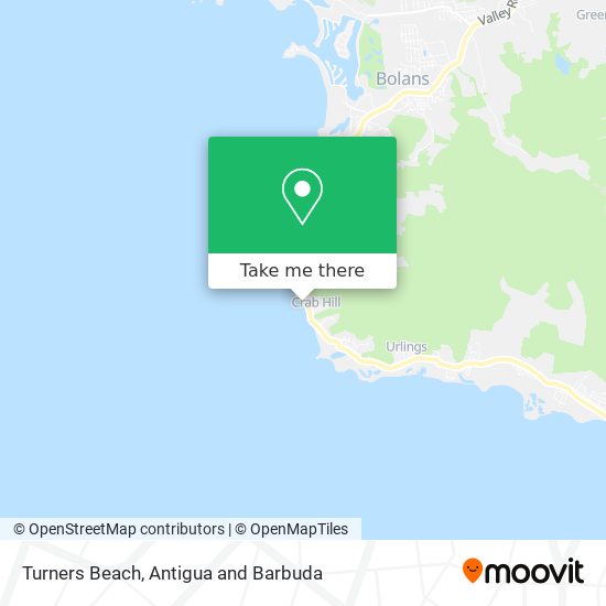 Turners Beach map