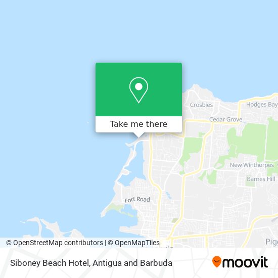 Siboney Beach Hotel map