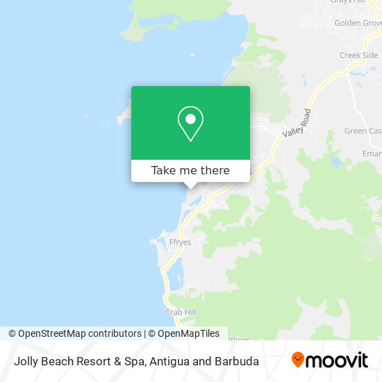 Jolly Beach Resort & Spa map